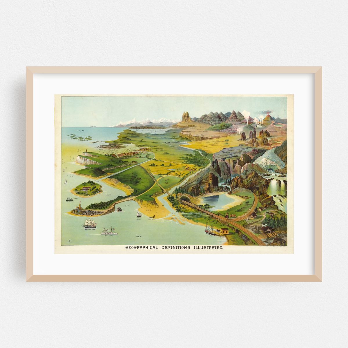 Geographical Definitions Illustrated (1893) – image 1 of 6