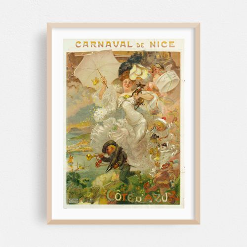 Carnaval De Nice Cote D’azur (Between 1880 And 1900)