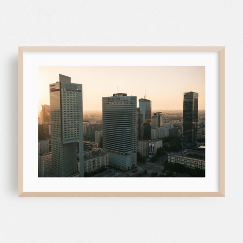 Sunset from Palace of Culture and Science, Warsaw 03