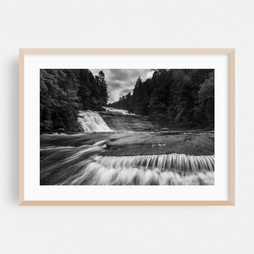 Triple Falls B&W
