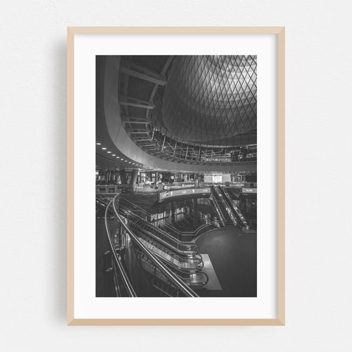 The Fulton Center B&W
