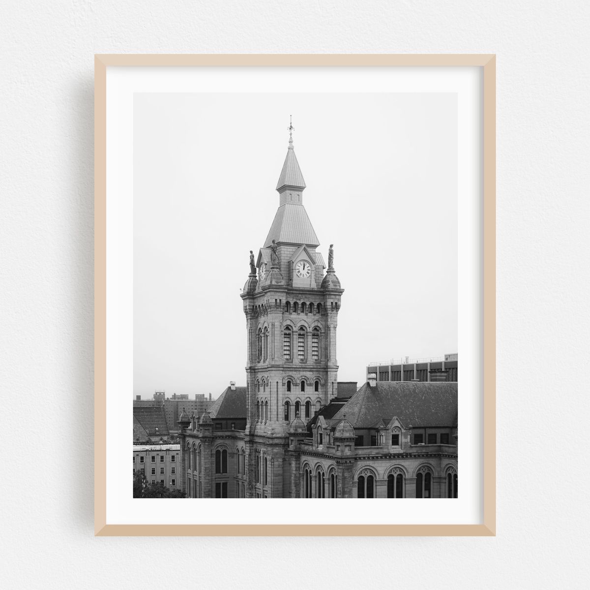 Old County Hall, Buffalo B&W – image 1 of 12