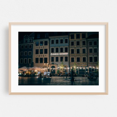 Old Town Market Square at Night, Warsaw 02