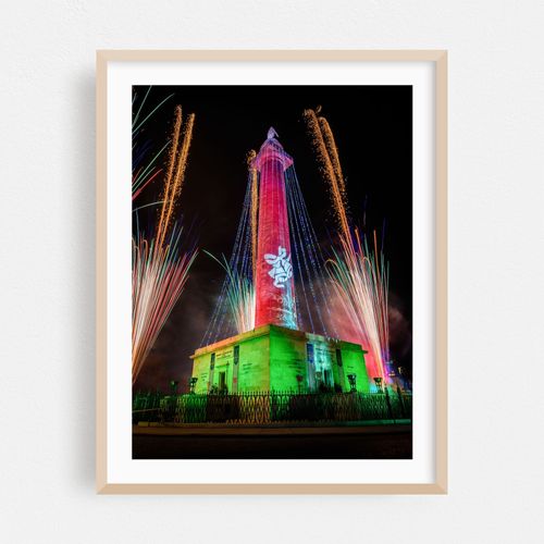 Fireworks over the Washington Monument, Baltimore 02