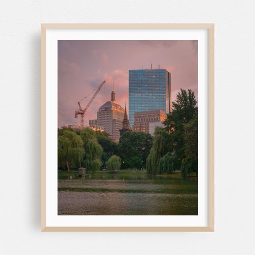 Sunset at the Public Garden, Boston 02