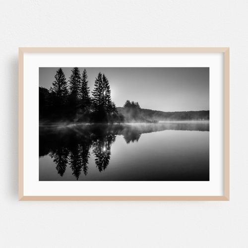 Spruce Knob Sunrise B&W