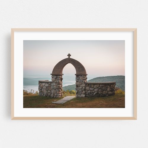 Sunrise at the Stone Church, Cragsmoor