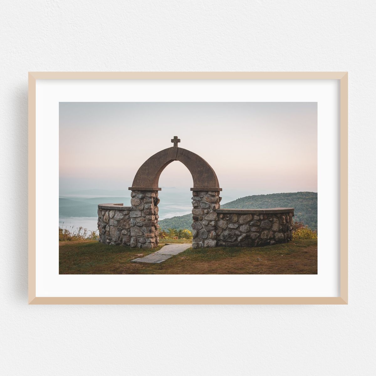 Sunrise at the Stone Church, Cragsmoor – image 1 of 6