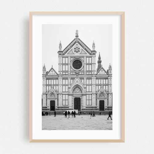 Basilica di Santa Croce, Firenze 01 B&W