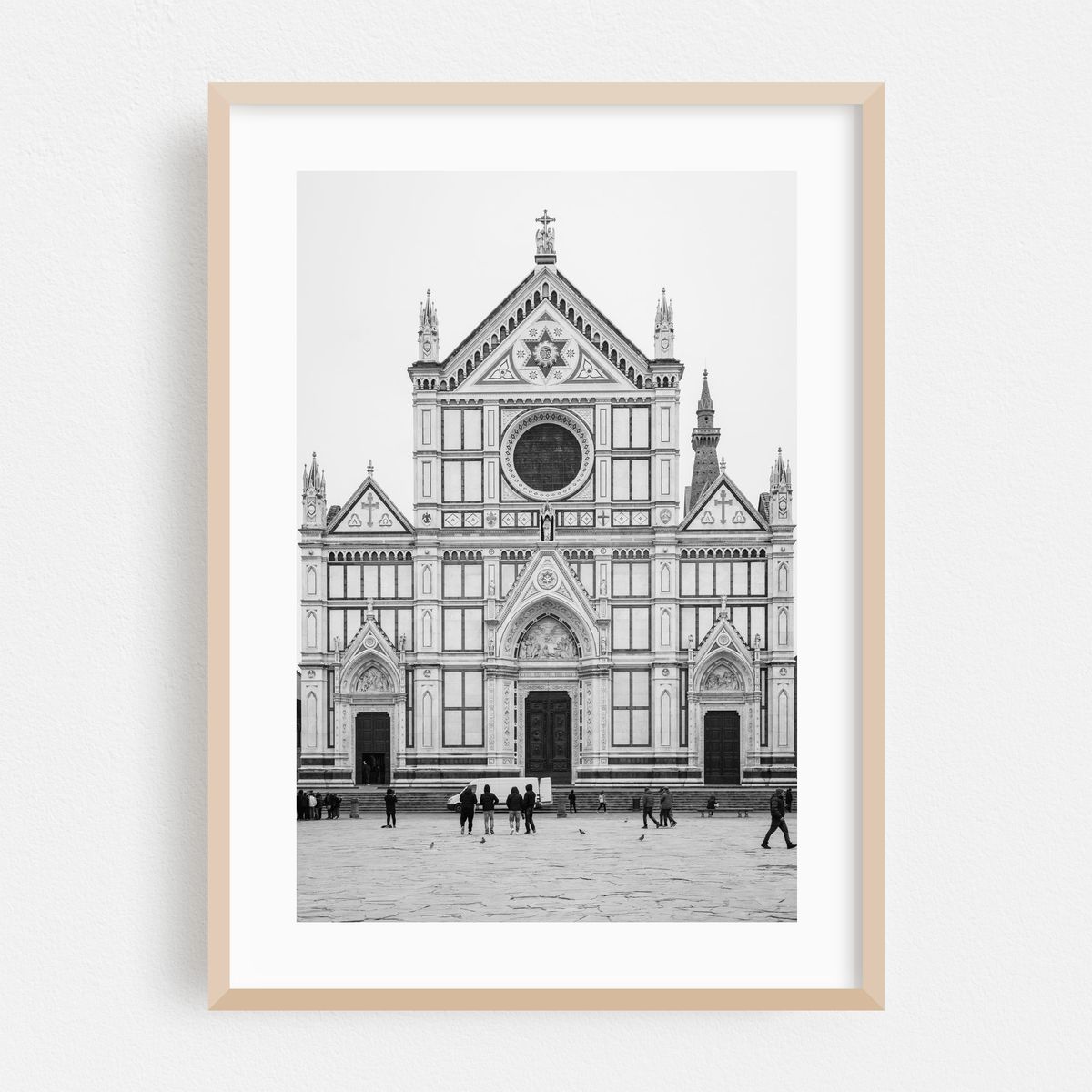 Basilica di Santa Croce, Firenze 01 B&W – image 1 of 16