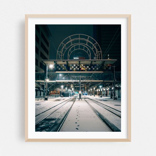 Snowy Main Street, Buffalo
