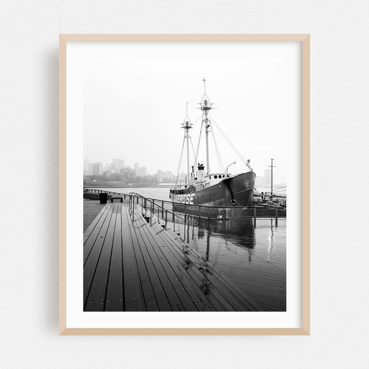 Lightship Ambrose B&W – image 1 of 12