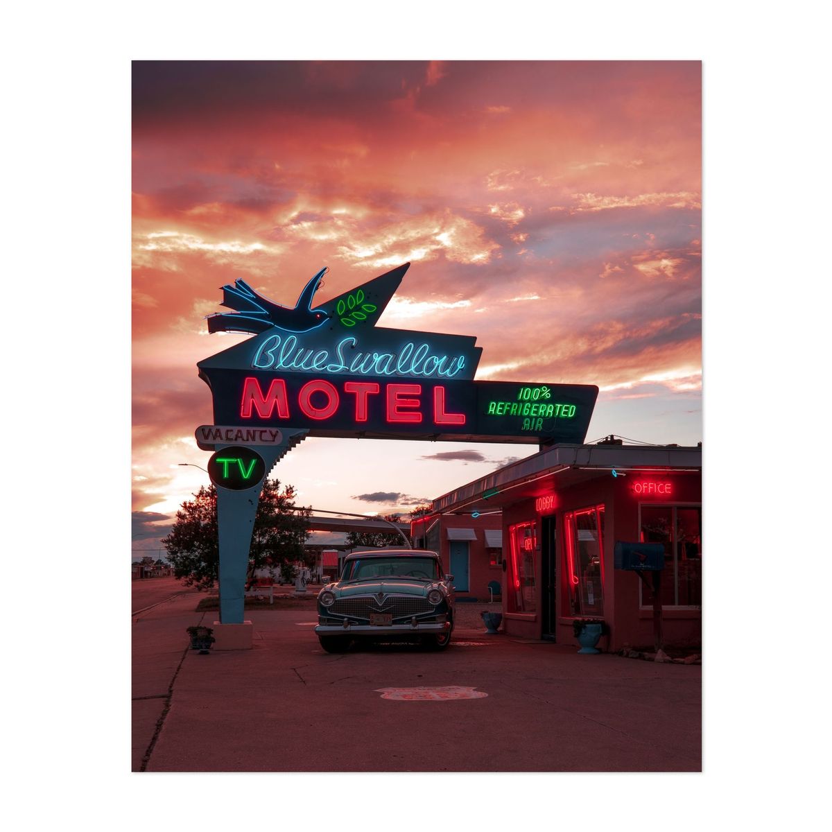 Blue Swallow Sunset 01 – image 1 of 2