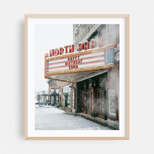 North Park Theatre in Snow, Buffalo 02