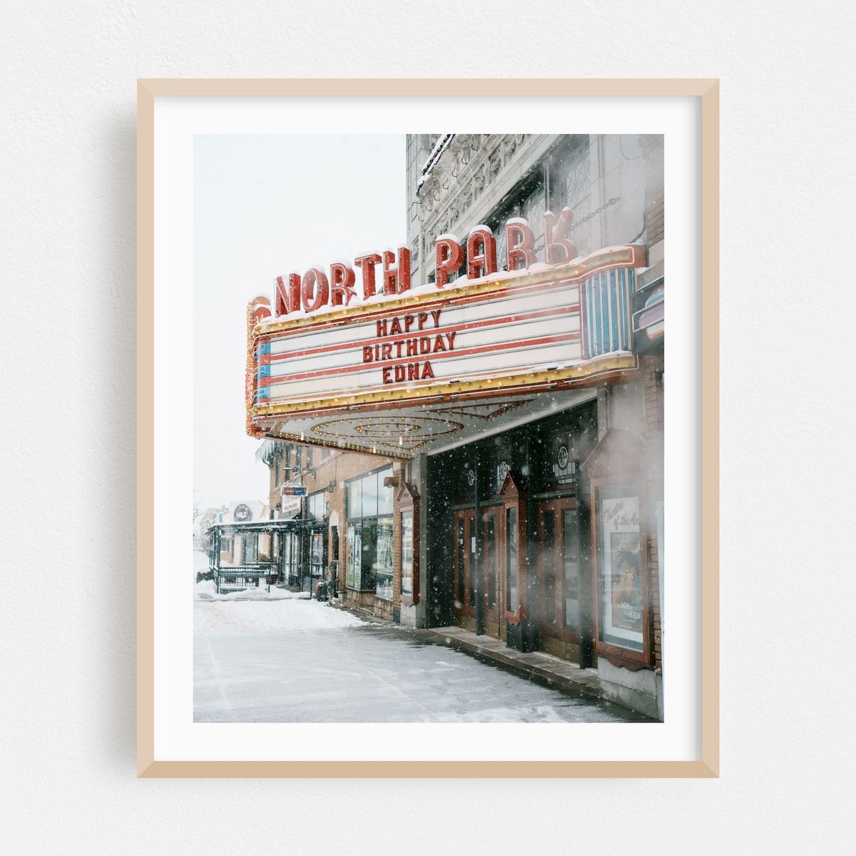 North Park Theatre in Snow, Buffalo 02 – image 1 of 12