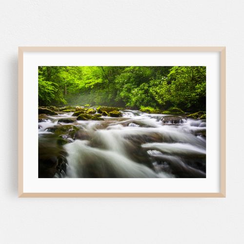 Oconaluftee River Cascades 02