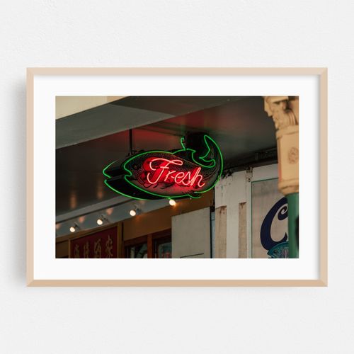 Fresh Fish Neon Sign