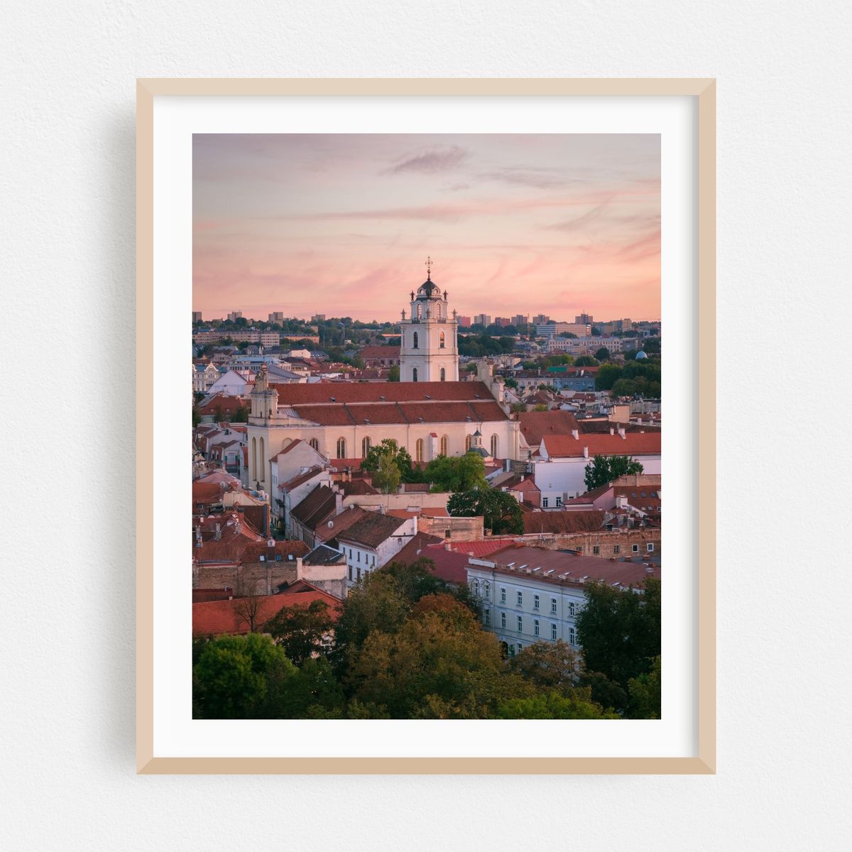 Sunset from Gediminas Castle, Vilnius 03 – image 1 of 12
