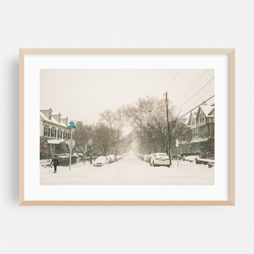 Snowstorm at Osage & 46th, West Philadelphia