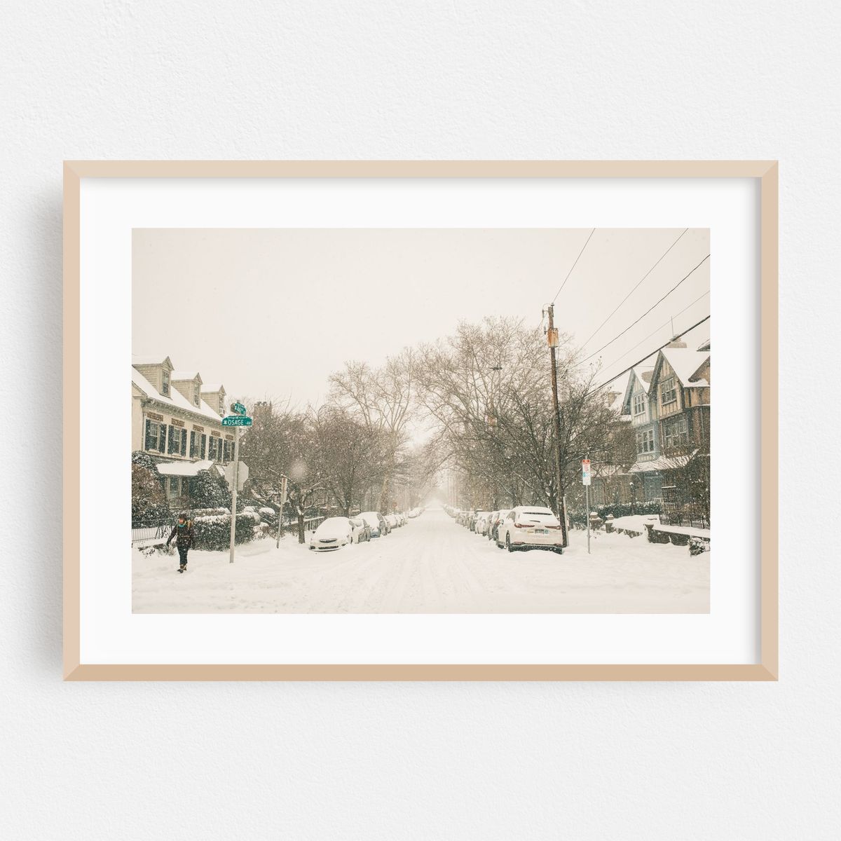 Snowstorm at Osage & 46th, West Philadelphia – image 1 of 6