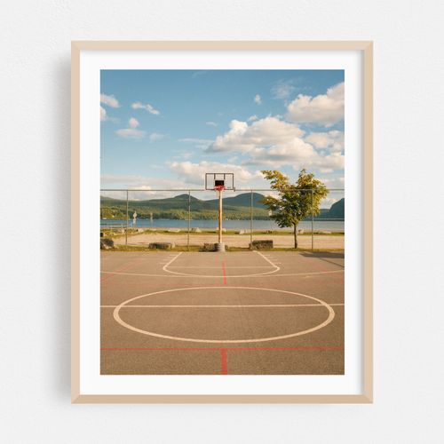 Basketball Court at North Beach, Lake Willoughby 02