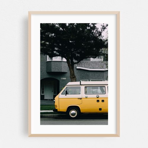 Vintage Yellow Van