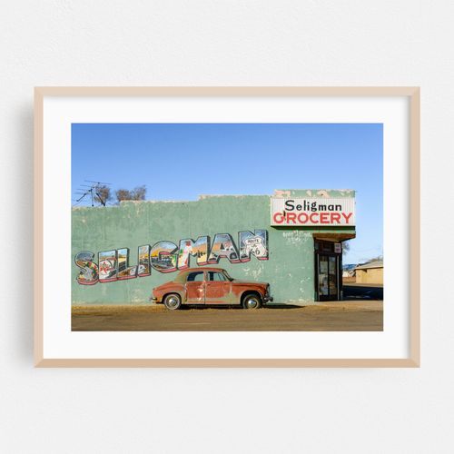 Seligman Grocery and Old Car 02