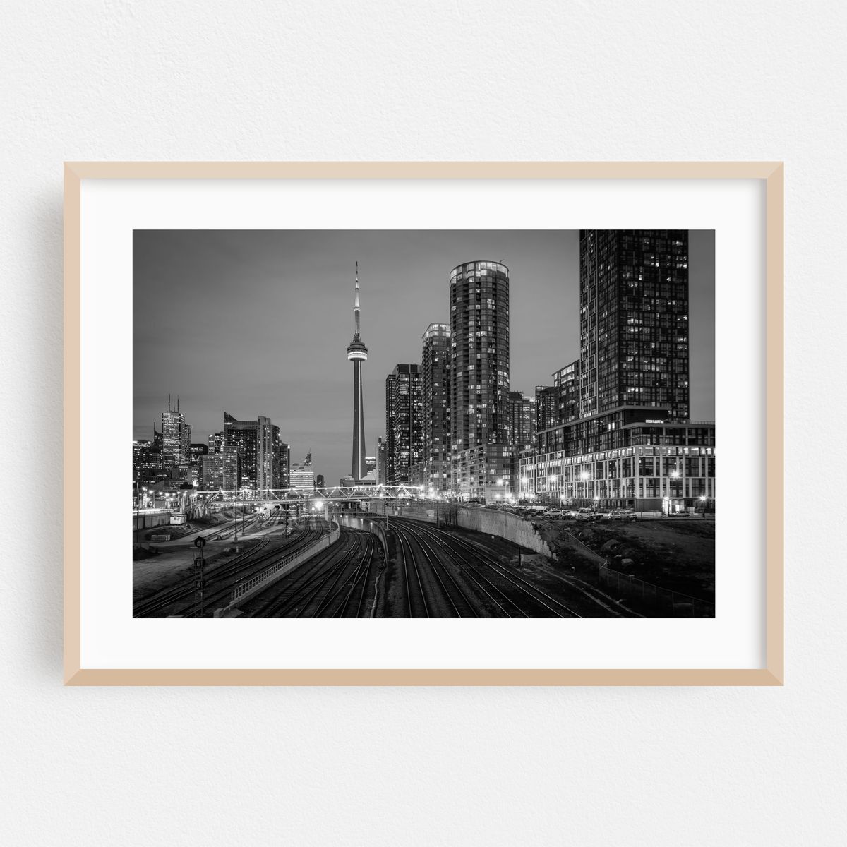 Railway Skyline B&W – image 1 of 6