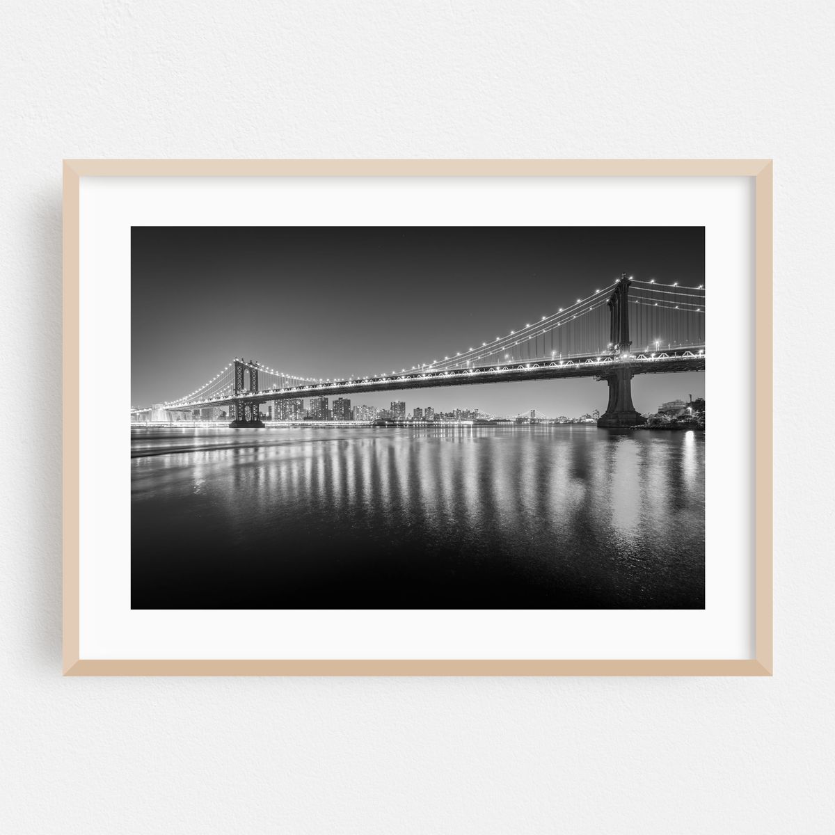Manhattan Bridge 02 B&W – image 1 of 6