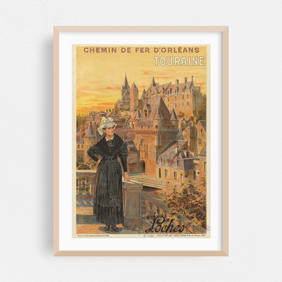 Chemin de Fer d’Orléans. Touraine, Loches (1906) – image 1 of 3