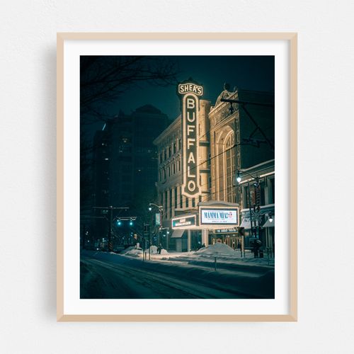 Snowy Night at Shea's Buffalo Theatre