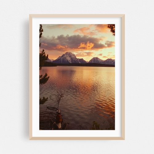 Sunset on Jackson Lake