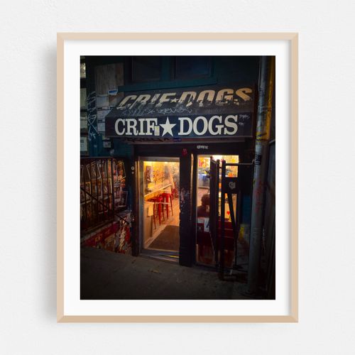 Crif Dogs at Night, East Village