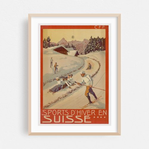 Sports d’hiver en Suisse (1904)