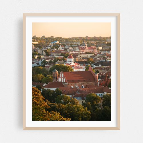 Sunset at Three Crosses, Vilnius 02