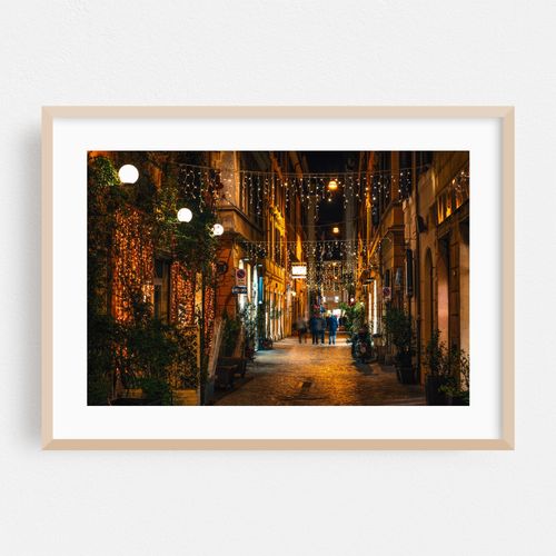 String Lights on Via Belsiana