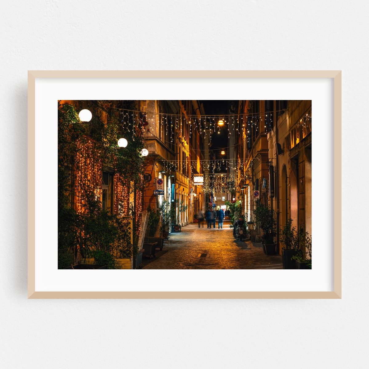 String Lights on Via Belsiana – image 1 of 6