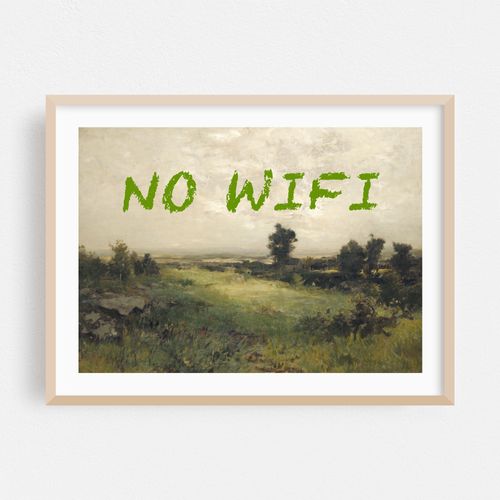 No WiFi / Oil Painting Landscape