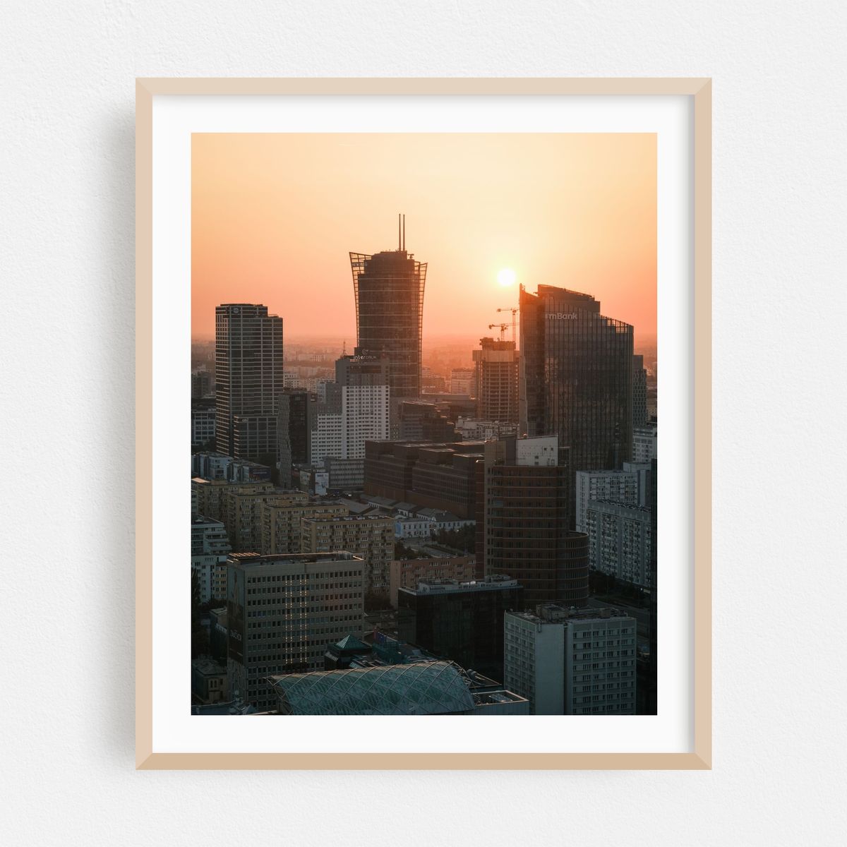 Sunset from Palace of Culture and Science, Warsaw 02 – image 1 of 12