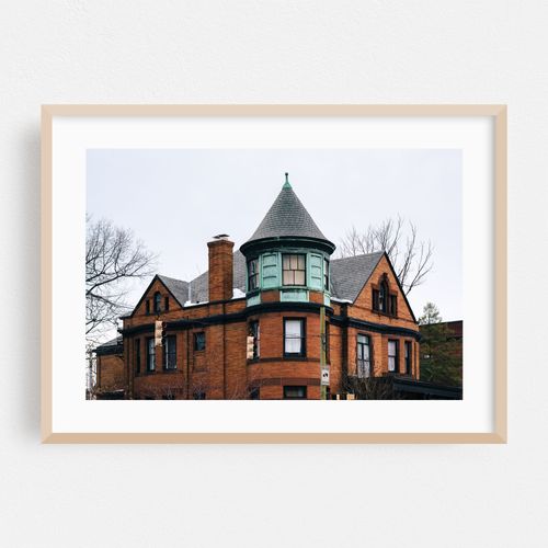 Brick along Calvert Street