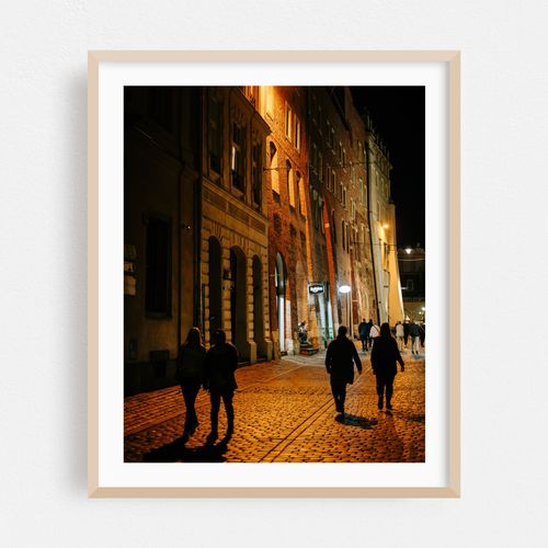 Night in Kraków Old Town 01