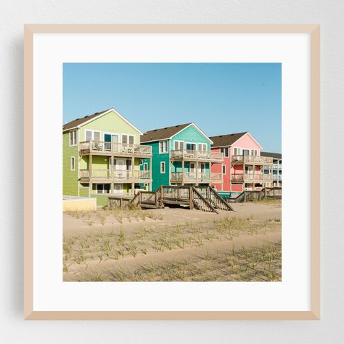 Colorful Beach Houses, OBX 02