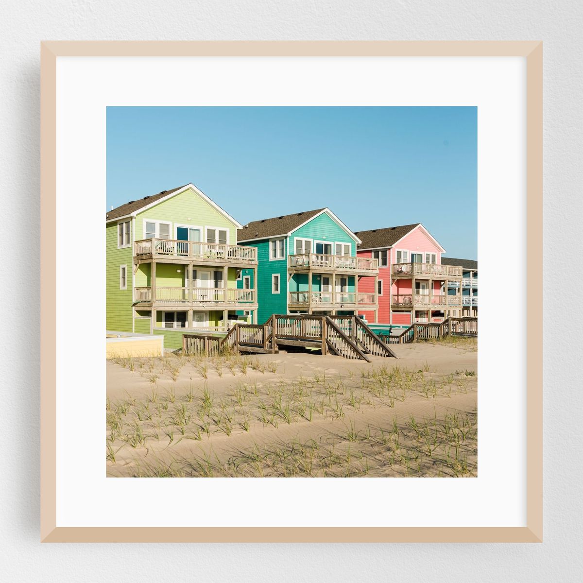Colorful Beach Houses, OBX 02 – image 1 of 8