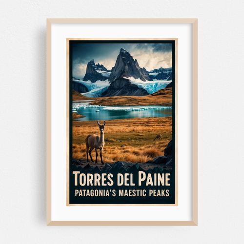 Torres del Paine Poster: Patagonia’s Majestic Peaks