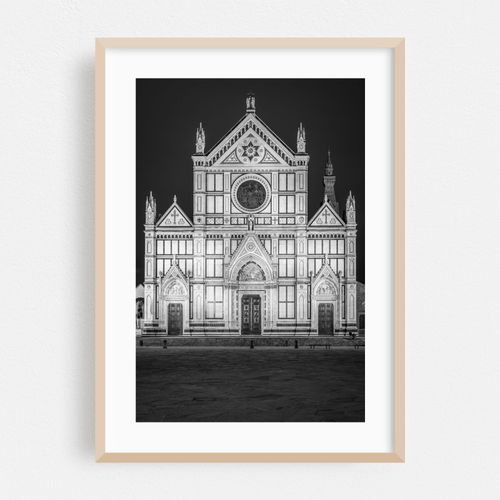 Basilica di Santa Croce, Firenze 02 B&W