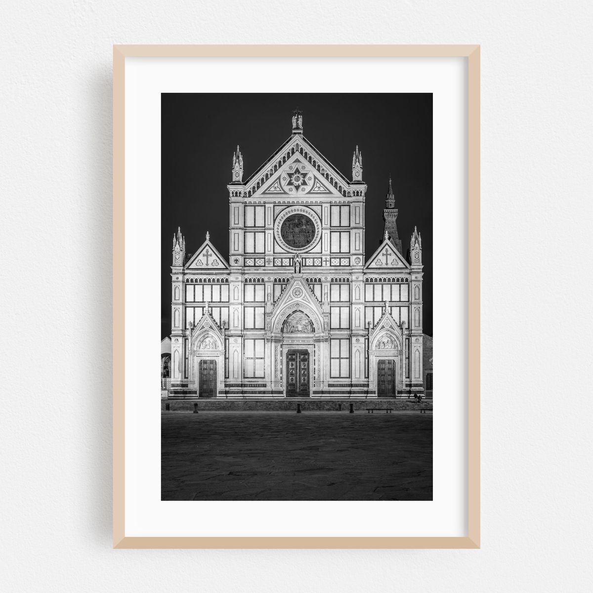 Basilica di Santa Croce, Firenze 02 B&W – image 1 of 16