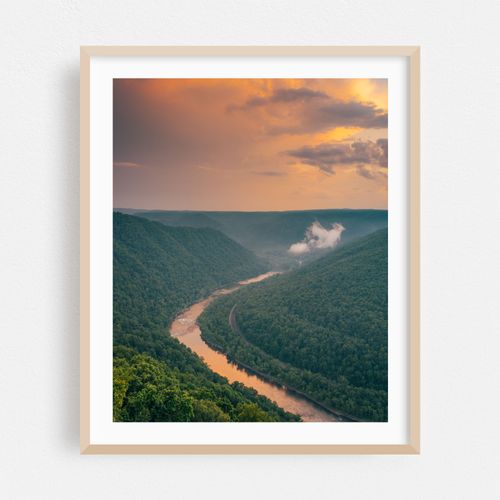 Grandview Sunrise, New River Gorge 01