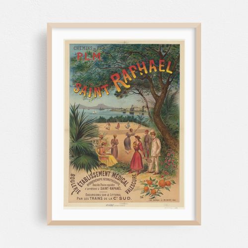 Chemins de fer P.L.M. Paris – Lyon – Méditerranée Saint-Raphaël (1893)