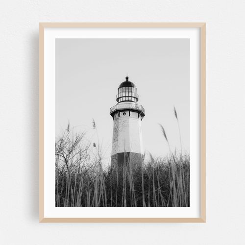 Montauk Lighthouse 03 B&W