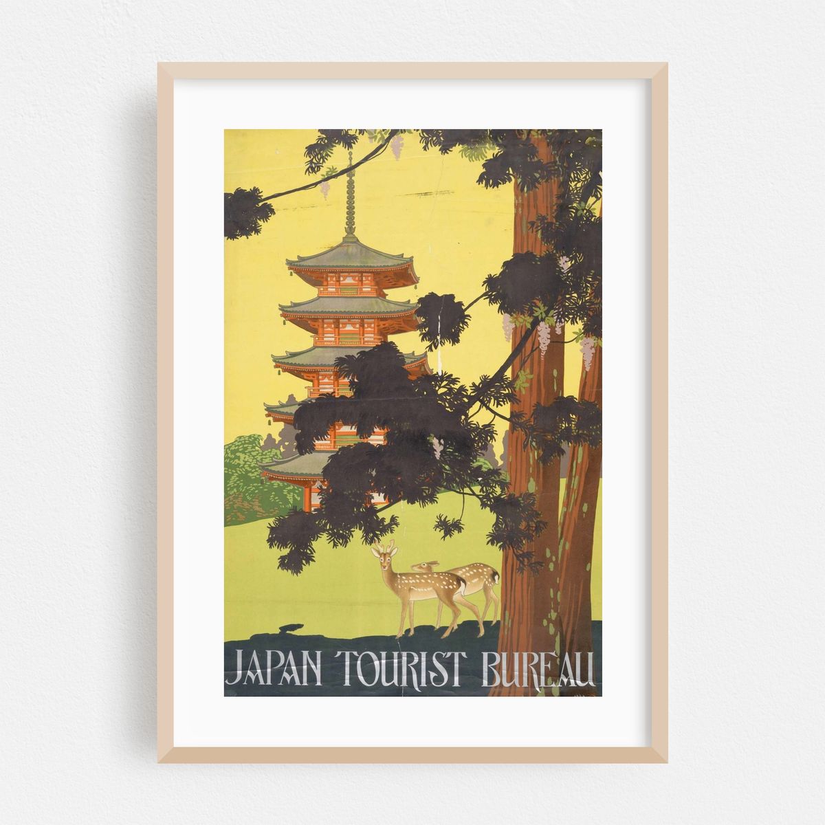Japan Tourist Bureau [Five-Story Pagoda] (1916) – image 1 of 4